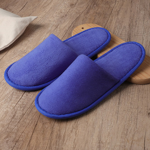 Hotel disposable slippers hotel homestay travel portable thickened imitation cotton inlay wholesale huanpeng currency