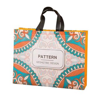 in stock Non-woven Handbag Custom Printing Logo Laminated Clothing Shopping Promotional Gift Handbag Non-woven