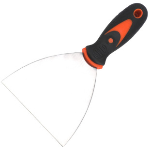 Rust steel putty knife double color handle shovel knife wooden handle putty knife mirror shovel plastic handle gray knife sand table suit