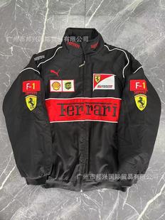 Гоночный костюм с вышивкой F1 американский костюм для верховой езды