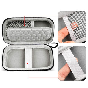 Manufacturers produce Sandi hard disk storage bag outgoing portable solid-state hard disk protection box anti-seismic power Eva bag