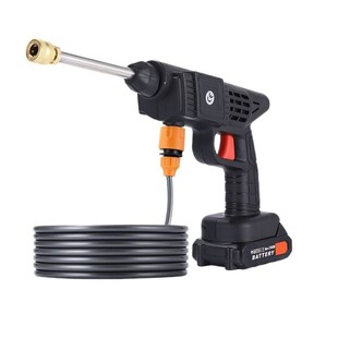High-Pressure Car Wash Water Gun Wireless Rechargeable Car Wash Machine Household High-Power High-Pressure Water Gun Lithium Battery Portable Car Wash Gun