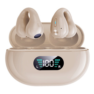 Popular Earphones Clip-On Bluetooth Wireless Ultra-Long Battery Life Bone Conduction Earphones That Do Not Fit into the Ear and Are Suitable for Huawei High-Quality Sound