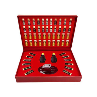 Special Saffron Body Kit for Health Museum Shoulder and Neck Massage Scraping Dredging Meridians Fever Essential Oil Set Not Hanging Net