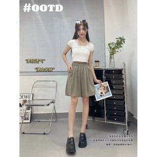 2024 New Yamamoto Shorts Women's Summer Outer Wear High Waist Slimming Loose Wide Leg Pants All-match Japanese Style Pants