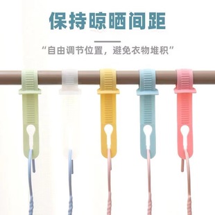 Windproof hanger buckle anti-fall windproof drying fixed lock clothes pole adjustment anti-blow drop hanger connection hook