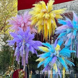 Little Red Riding Book Same Day Fireworks 7-Branch 12-Branch Simulation Reed New Year Fireworks Decoration Atmosphere Fireworks Reed