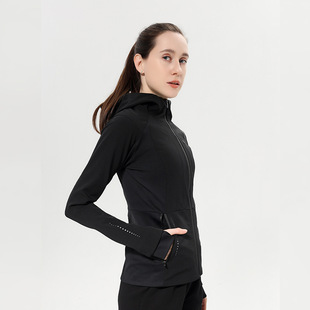 Lulu та же куртка для йоги для женщин Cross Chill Jacket с мягкой оболочкой с капюшоном водонепроницаемый льняной куртки