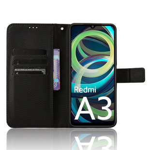 Применимо для Redmi A3 4G чехол для телефона раскладушка Redmi A3 мобильный телефон кожаный чехол для карты веревка Diamond POCO C61