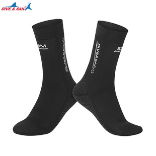 DIVE & SAIL diving socks 3MM non-slip warm wear-resistant winter swimming socks thickened cold-proof swimming surfing snorkeling equipment