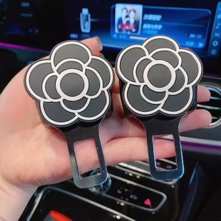 Cartoon seat belt bayonet co-pilot car safety belt extension fixed car regulator connector plug piece
