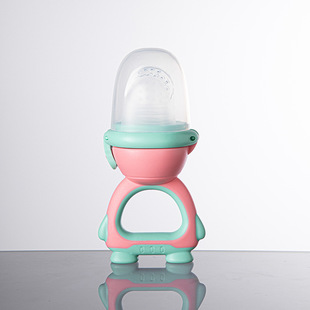 Bite Bag Fruit and Vegetable Baby Teether Baby Pacifier Eating Fruit Food Supplement Molar Stick Push Bite Happy