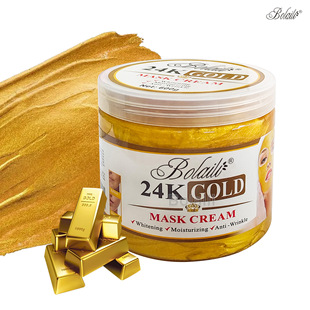 Cross-Border 24k Gold гель-маска крем увлажняющий восстанавливающий крем для сна 600 г Заводская внешнеторговая партия