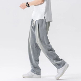 Summer Trendy Brand high quality Fashion Handsome All-match Simple Loose Fashionable Casual Men's Thin Straight-leg Jeans
