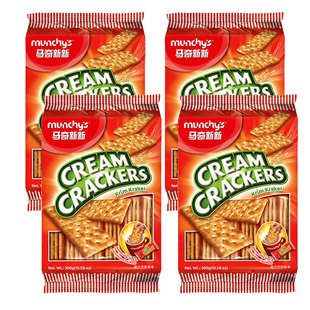 Munchy's Mackie New Cream Flavor Salty Crispy Soda Biscuits 300g Office Snacks Full