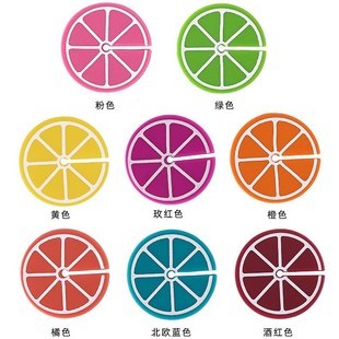 Food grade silicone logo paste orange wine glass distinguish logo in stock party wine sign cocktail glass paste wholesale