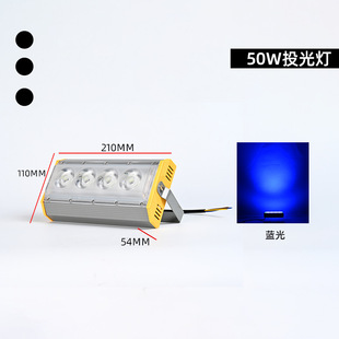 Led flood light outdoor waterproof high power lawn courtyard tree light landscape stair exterior wall 50W flood light