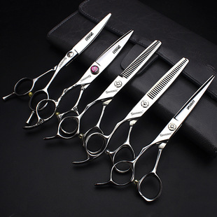 One-piece delivery left-handed hair stylist special hair scissors hair salon haircut left-hand scissors flat scissors tooth scissors willow leaf scissors