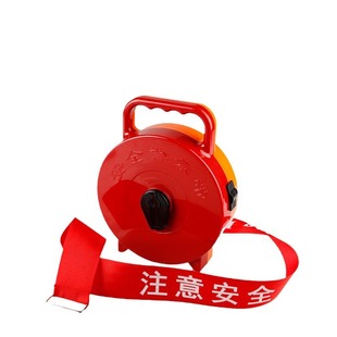 Power safety warning belt canvas warning line construction isolation belt portable box pay attention to safety no traffic stop