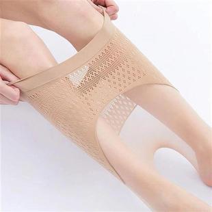 Thin horse oil stockings women's anti-hook silk oil bright plus size pantyhose spring and autumn mask socks oil light black skin color base socks