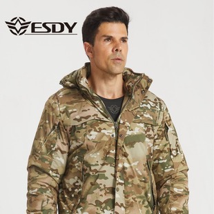 ESDY наружный камуфляж куртка куртка морозостойкая, теплая и утолщая спортивная одежда хлопчатобумажная одежда на открытом воздухе мужская хлопчатобумажная одежда № 5