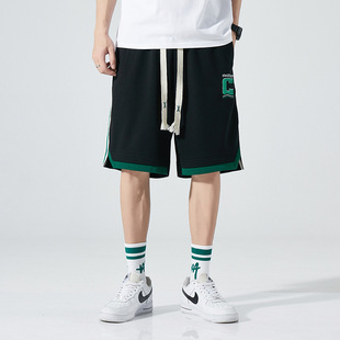 2022 Summer New Five-point Pants Men's Cross-border Casual Shorts Men's Large Size Hanging Drawstring Pants Men's
