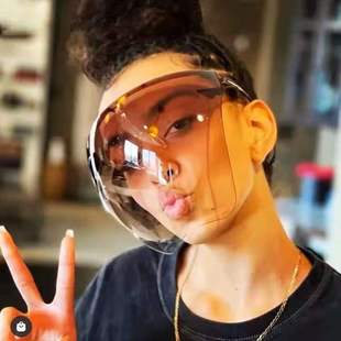 Cross-border Naiyi goggles protective sun mask dustproof Face shield anti-fog anti-foam factory in stock