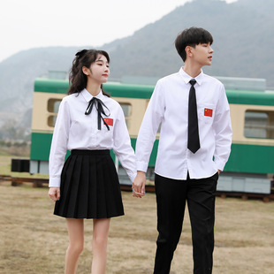 May 4th Youth Festival patriotic games graduation photo red song competition chorus recitation performance class clothing student