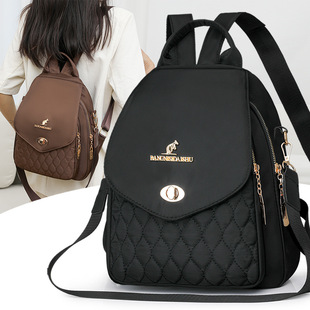 New High-grade Oxford Cloth Backpack Women's Travel Out Middle-aged Mummy Backpack Embroidery Multi-use Backpack Shoulder