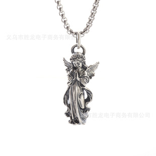 Cross-border hot selling six-wing Angel metal crafts jewelry alloy accessories vintage material factory wholesale
