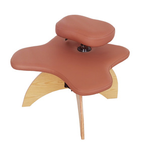 Sitting or not sitting cross-legged chair with wooden legs automatically lifting and increasing cushion can kneel and squat ergonomic computer chair