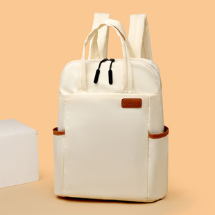 Foreign Trade Women's Backpack Fashion Simple Leisure Travel Backpack Work Commuter Wear-resistant Practical Large Capacity Bag