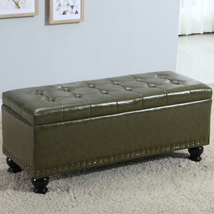 European Style Bed End Sofa Stool Bench Sitting Shoe Changing Stool Shoe Cabinet Storage Fitting Room Stool Solid Wood Storage Stool Box