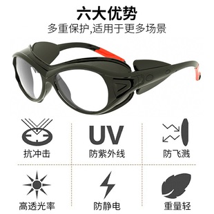 Protective Glasses Labor Protection Retro Unisex Postoperative Femtosecond Strong Light Windproof Goggles Pollen Wet Room Glasses