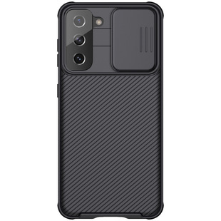 Чехол Nillkin Nelkin для телефона Samsung Galaxy S21 черный зеркальный Профессиональный защитный скользящий чехол для объектива