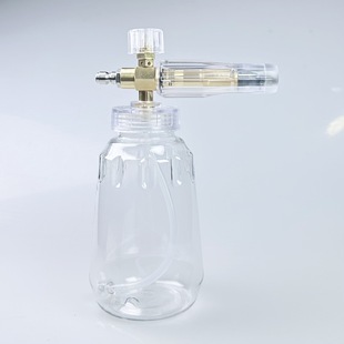 PA foam pot transparent bottle cleaning machine foam pot brush car pump 1/4 quick connect foam nozzle