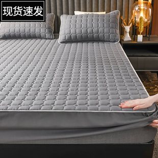 Four Seasons Universal Thickened Scrub Cotton Padded Bed Cover Single-Piece Bag Non-Slip Bed Cover Mattress Simmons Dust Protective Cover