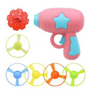 Cat Dog Pet Special Toy Frisbee Gun Indoor Self-relief Cat Stick Revolving Luminous Bamboo Dragonfly