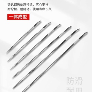 Truck crowbar tensioner reinforcing rod tool multi-function crowbar high hardness special steel round flat head crowbar