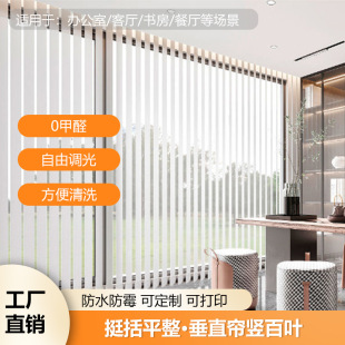 Vertical Curtain Dream Curtain Balcony Sunshade Partition Vertical Strip Shading Vertical Shutters Vertical Edition Office Curtain