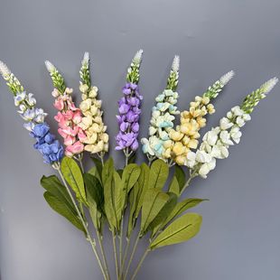 Simulated flower hyacinth fake flower ins delphinium decorative flower wedding hall layout road to attract flowers photography props