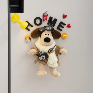 2024 new three-dimensional refrigerator magnet magnet personality creative magnetic stickers entrance door magnetic decoration door stickers