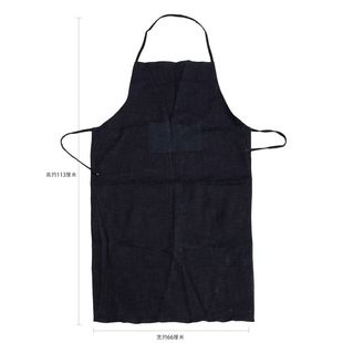 Denim Apron Thickened Canvas Pouched Jacket Leather Overalls Waterproof Oil-proof Wear-resistant Printable Logo Labor Protection Apron