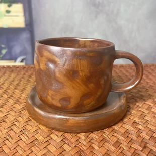 Ретро керамическая кофейная чашка с высокой стоимостью руки