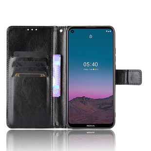 Для Nokia 5,4 Чехол для мобильного телефона Флип кожаный чехол для телефона Crazy Horse с рисунком ремешок для карт защитный чехол 5,4