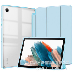 For Samsung S9 /S9FE /S9 /A9/A9 Acrylic Protective Cover Pen Slot Triple Drop-resistant Flat Leather Cover