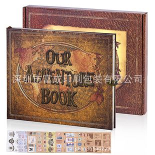Adventure Notebook DIY Scrapbook Grow Memorial Gift Album