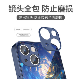 Apple 16 чехол для телефона 13pro чехол для iphone12mini стеклянный чехол 11max маленький принц 14plus