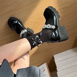 Lace love spring and summer tube thin breathable mesh bow lolita socks piled y2k breathable socks
