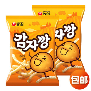 South Korea Imported Nongxin Original French Fries Crispy 75g Potato Crispy Strip Office Leisure Puffed Food Snacks